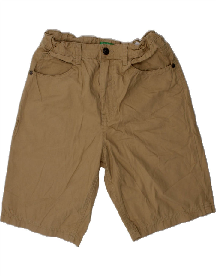 BENETTON Boys Casual Shorts 11-12 Years W26 Brown Vintage Benetton and Second-Hand Benetton from Messina Hembry 
