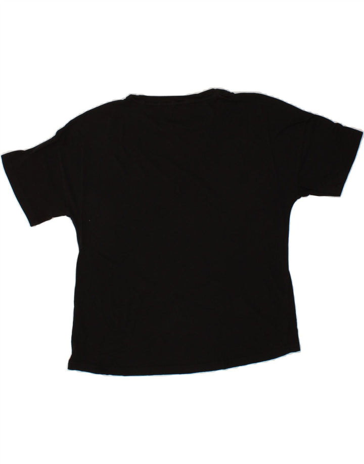 PUMA Womens Graphic T-Shirt Top UK 12 Medium  Black Vintage Puma and Second-Hand Puma from Messina Hembry 