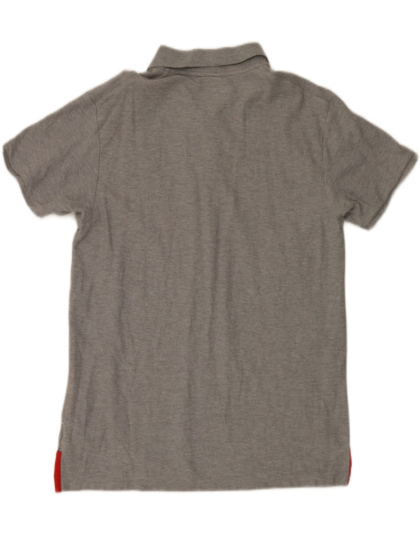 Męska koszulka polo Nike UK 47/48 2XL Szara, bawełniana w paski