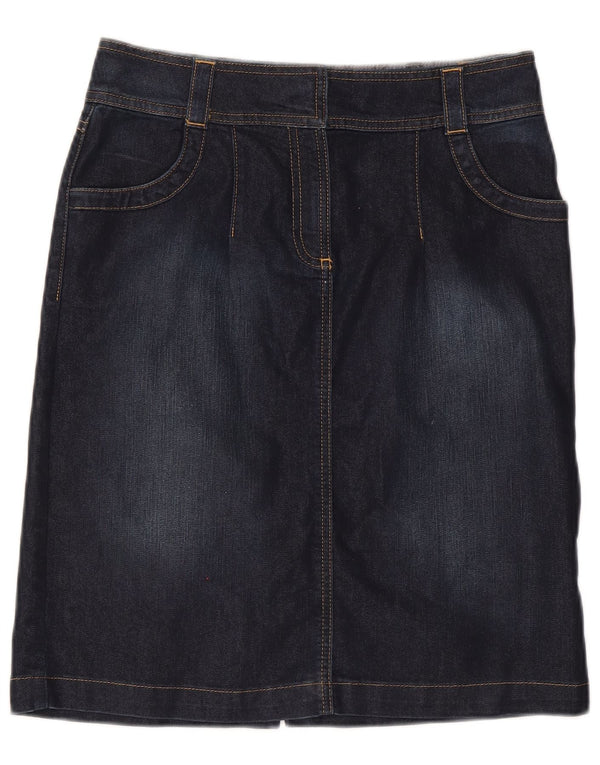 Damska spódnica jeansowa Monsoon UK 10 Small W30 Granatowa bawełna