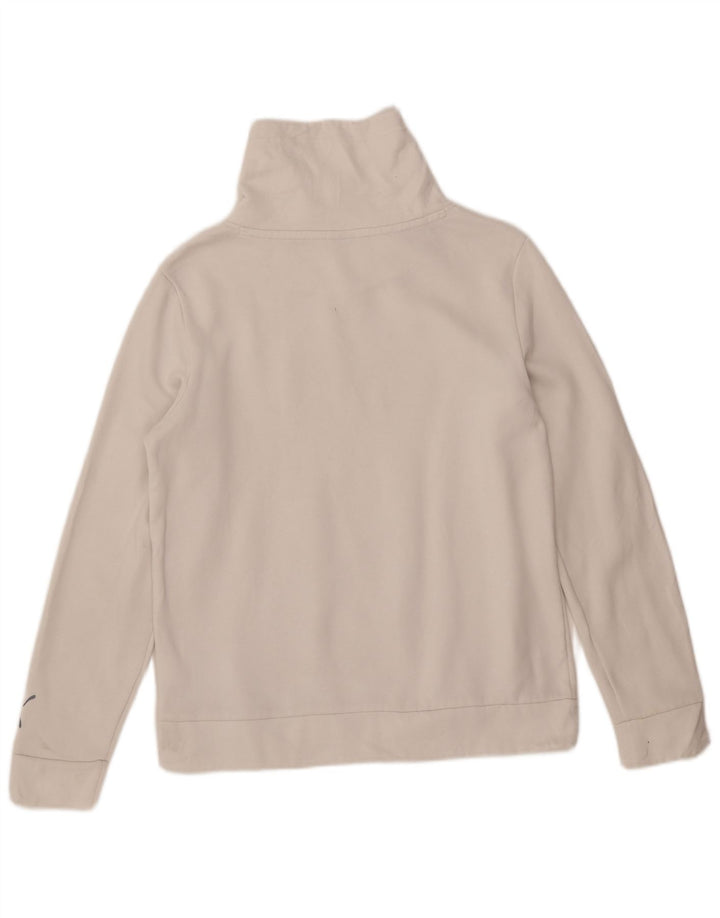 Damska bluza Puma Graphic Jumper UK 14 Średnia biała bawełna
