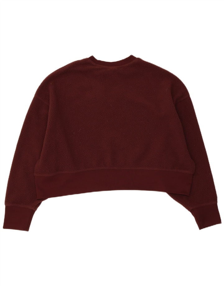 Damski sweter Nike Crop Oversized Fleece UK 10, mały, brązowy poliester