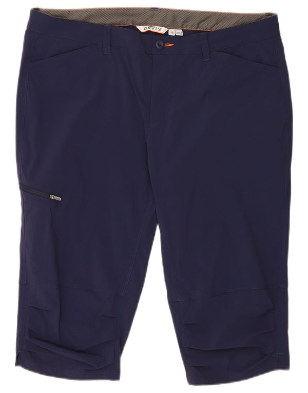 Damskie spodenki cargo Orvis UK 16 Large W36 Granatowy nylon