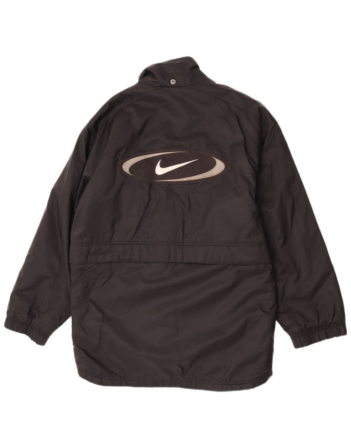 Męski płaszcz wiatrówkowy Nike Graphic UK 39/41 średni czarny
