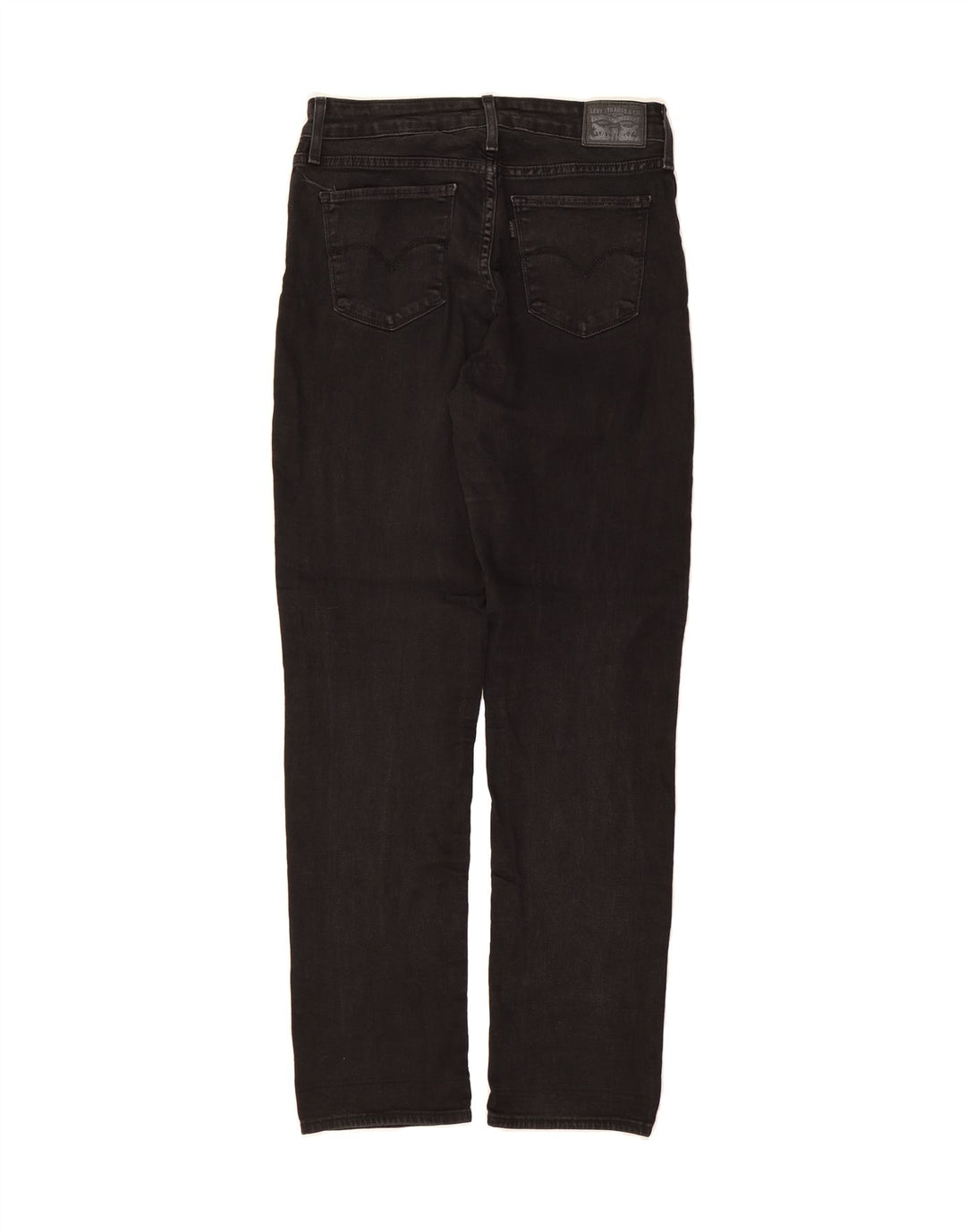 LEVI'S Womens 712 Slim Jeans W29 L31 Black Cotton Vintage Levi's and Second-Hand Levi's from Messina Hembry 