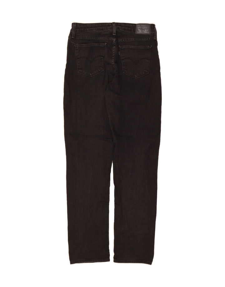 LEVI'S Womens 712 Slim Jeans W29 L31 Black Cotton Vintage Levi's and Second-Hand Levi's from Messina Hembry 