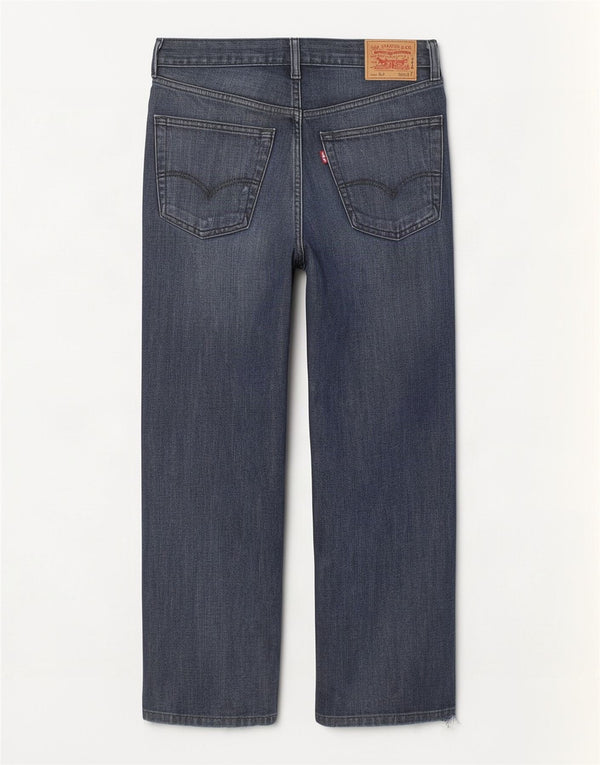 Męskie dżinsy Levi's 501 Straight W36 L27 Granatowa bawełna