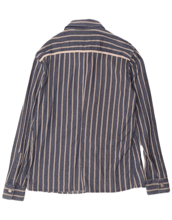 ARMANI JEANS Koszula męska 2XL w niebieskie paski