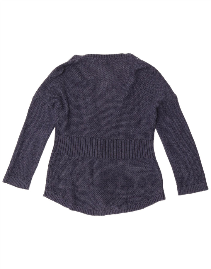Sweter damski Eddie Bauer UK 14, średni granatowy, bawełniany