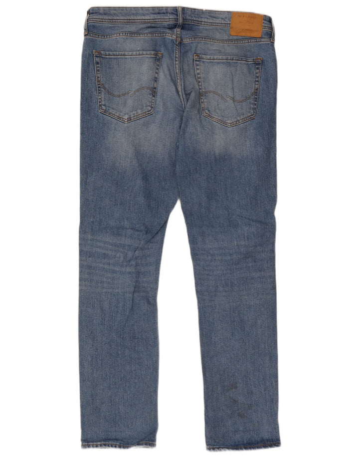 Męskie jeansy Jack & Jones Tim Distressed W36 L34 Niebieskie bawełniane