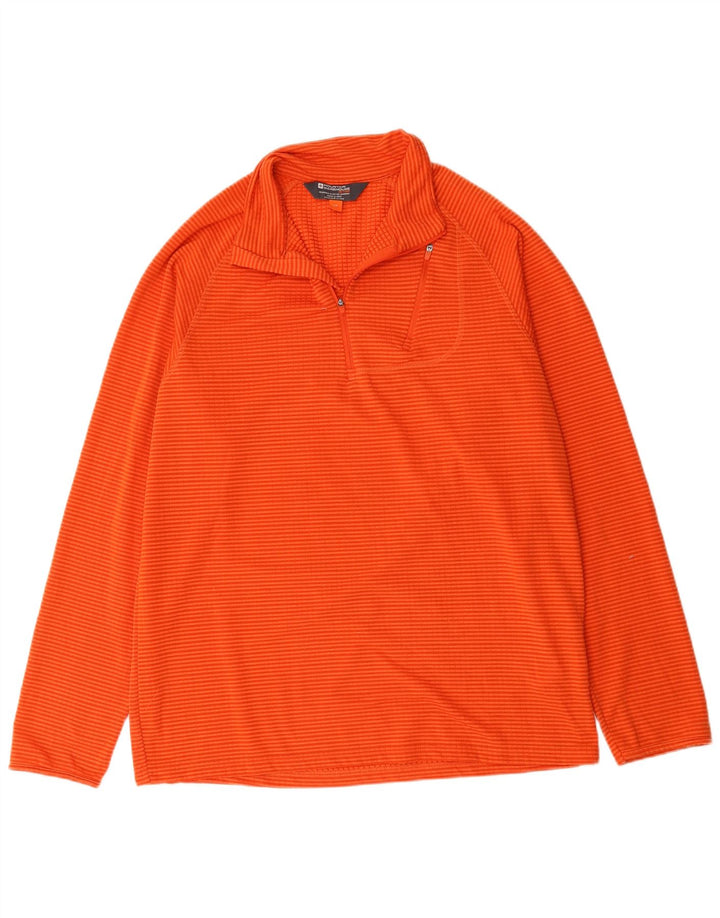 Męski sweter dresowy Mountain Warehouse w duże pomarańczowe paski