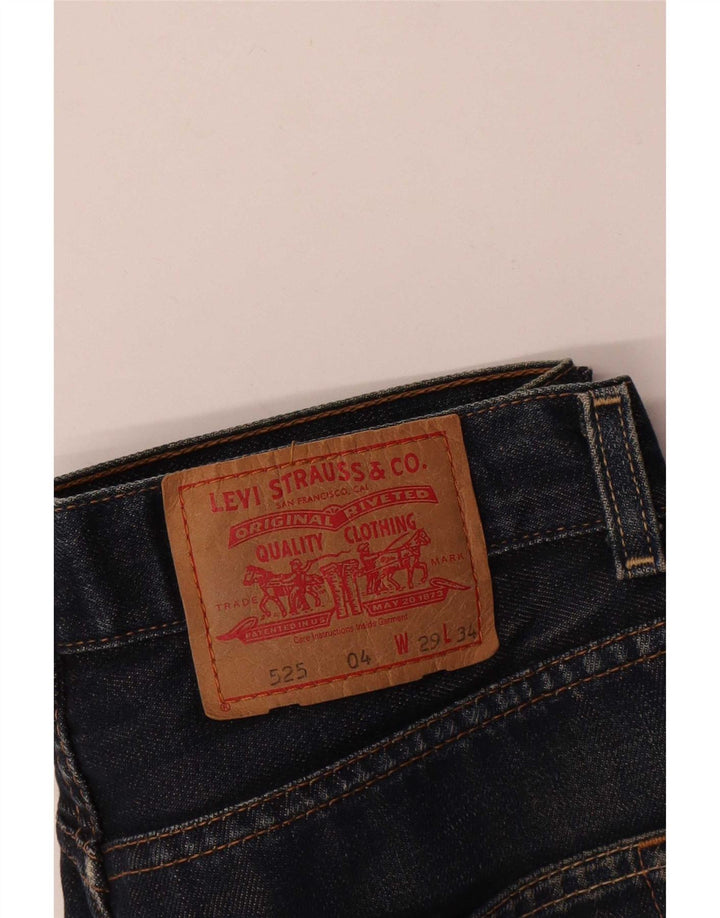 Damskie dżinsy Levi's 525 Bootcut W29 L30 Granatowa bawełna