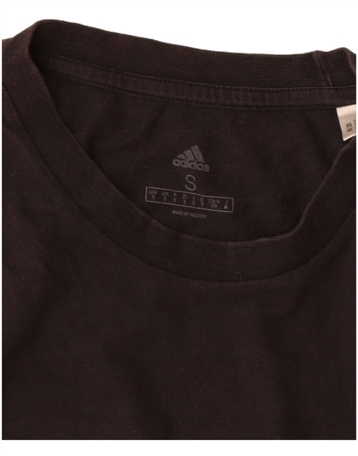 Męska koszulka z grafiką Adidas, mała, czarna