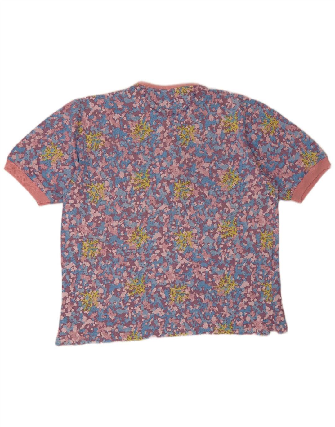 Męska koszulka t-shirt Challenger XL, wielokolorowa, bawełniana w kwiaty