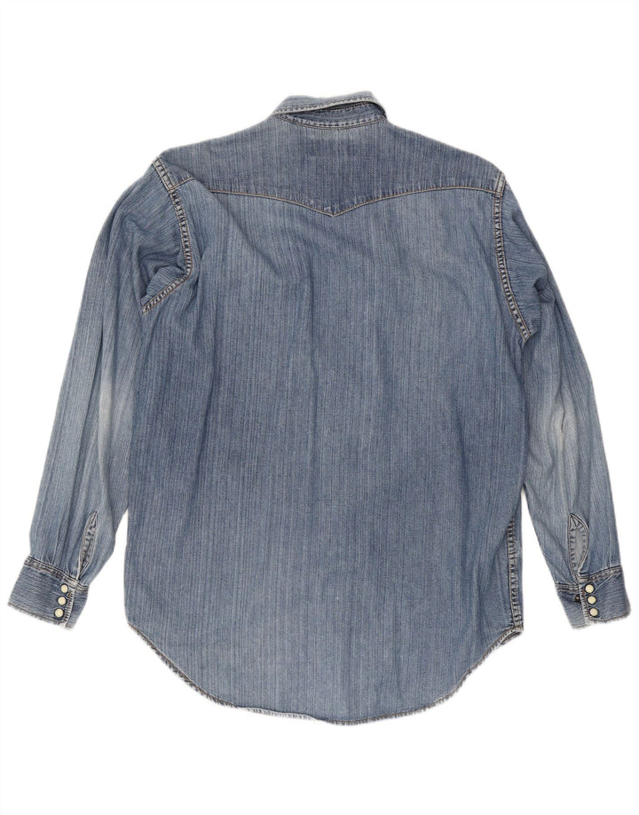 Męska koszula dżinsowa Lee w kolorze średniego niebieskiego nylonu