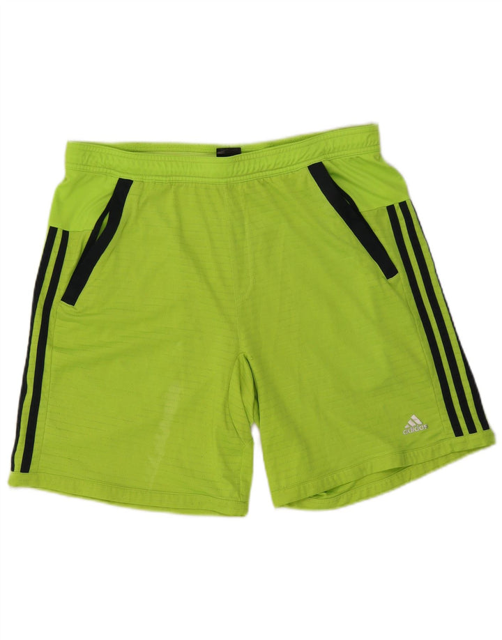 Męskie spodenki sportowe Adidas Climacool, duże, zielone, z poliestru