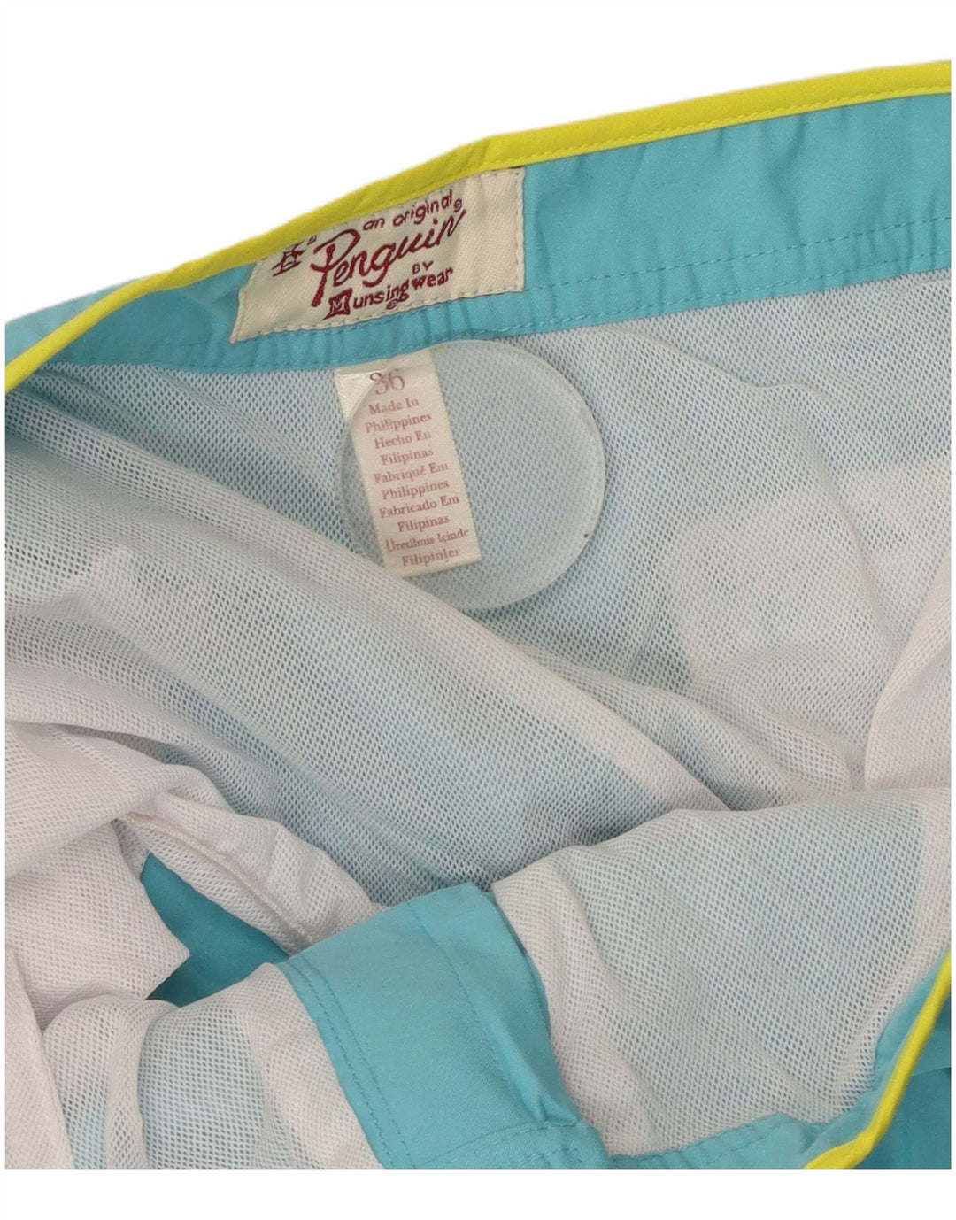 Męskie spodenki kąpielowe PENGUIN, duże, niebieskie