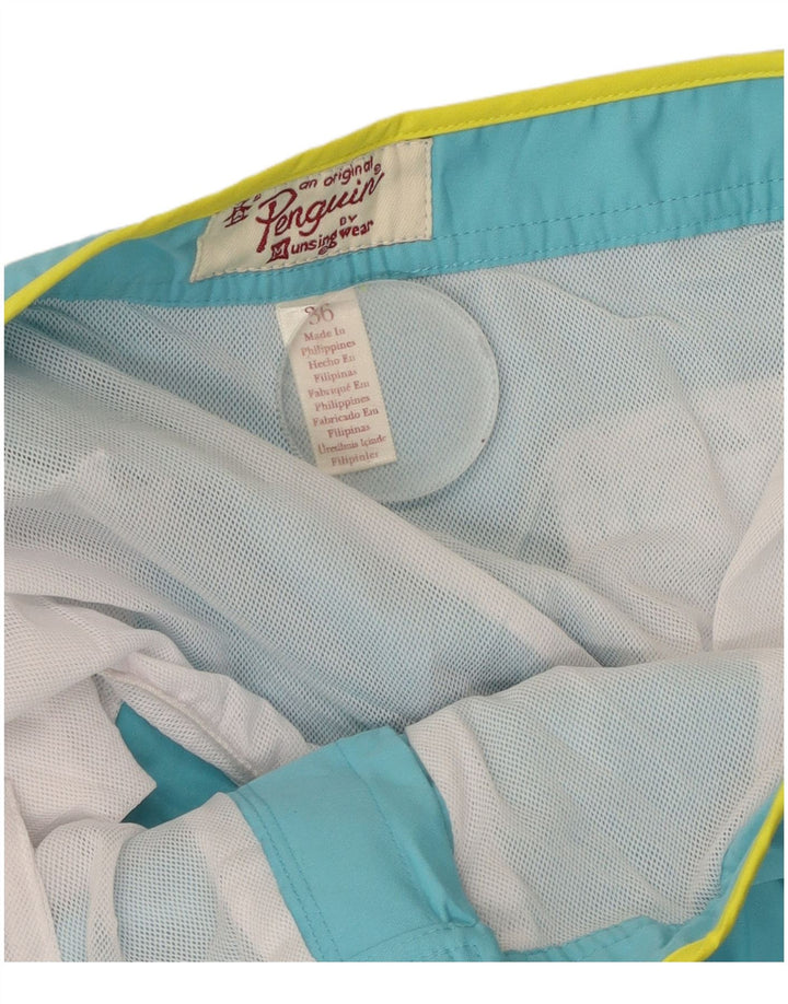 Męskie spodenki kąpielowe PENGUIN, duże, niebieskie