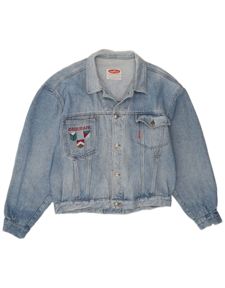 VINTAGE Mens Denim Jacket UK 42 XL Blue Vintage Vintage and Second-Hand Vintage from Messina Hembry 