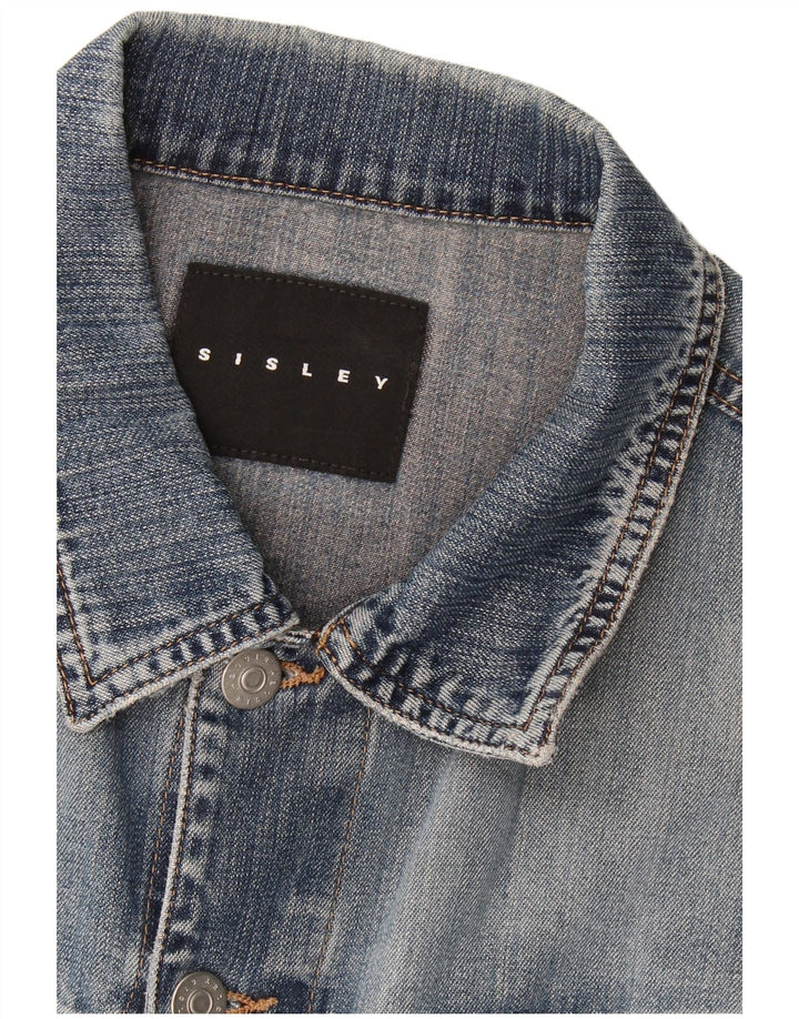 Męska kurtka dżinsowa Sisley UK 36 Small Blue