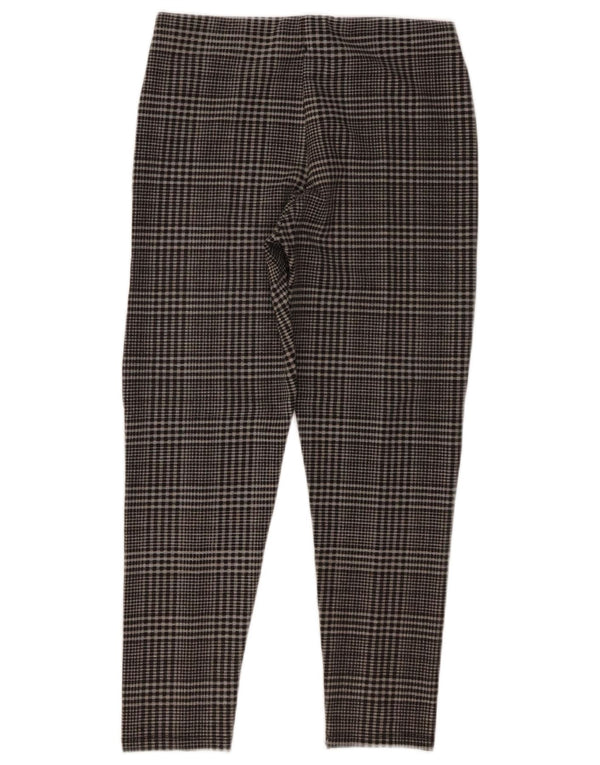 Spodnie dziewczęce Zara Slim Casual 13-14 lat W26 L23 Szara kratka poliester