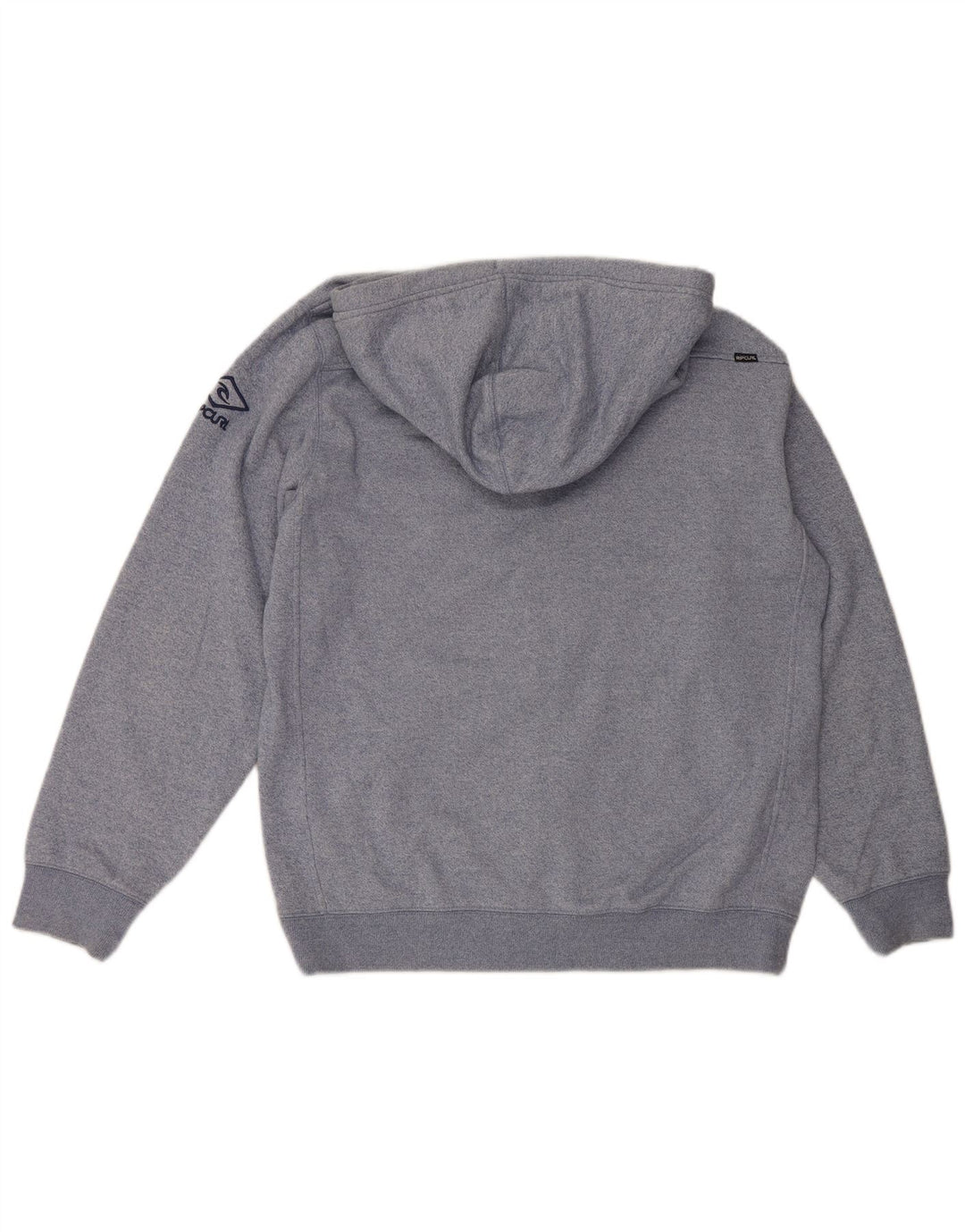 Męski sweter z kapturem i zamkiem błyskawicznym Rip Curl, duży, niebieski, bawełniany