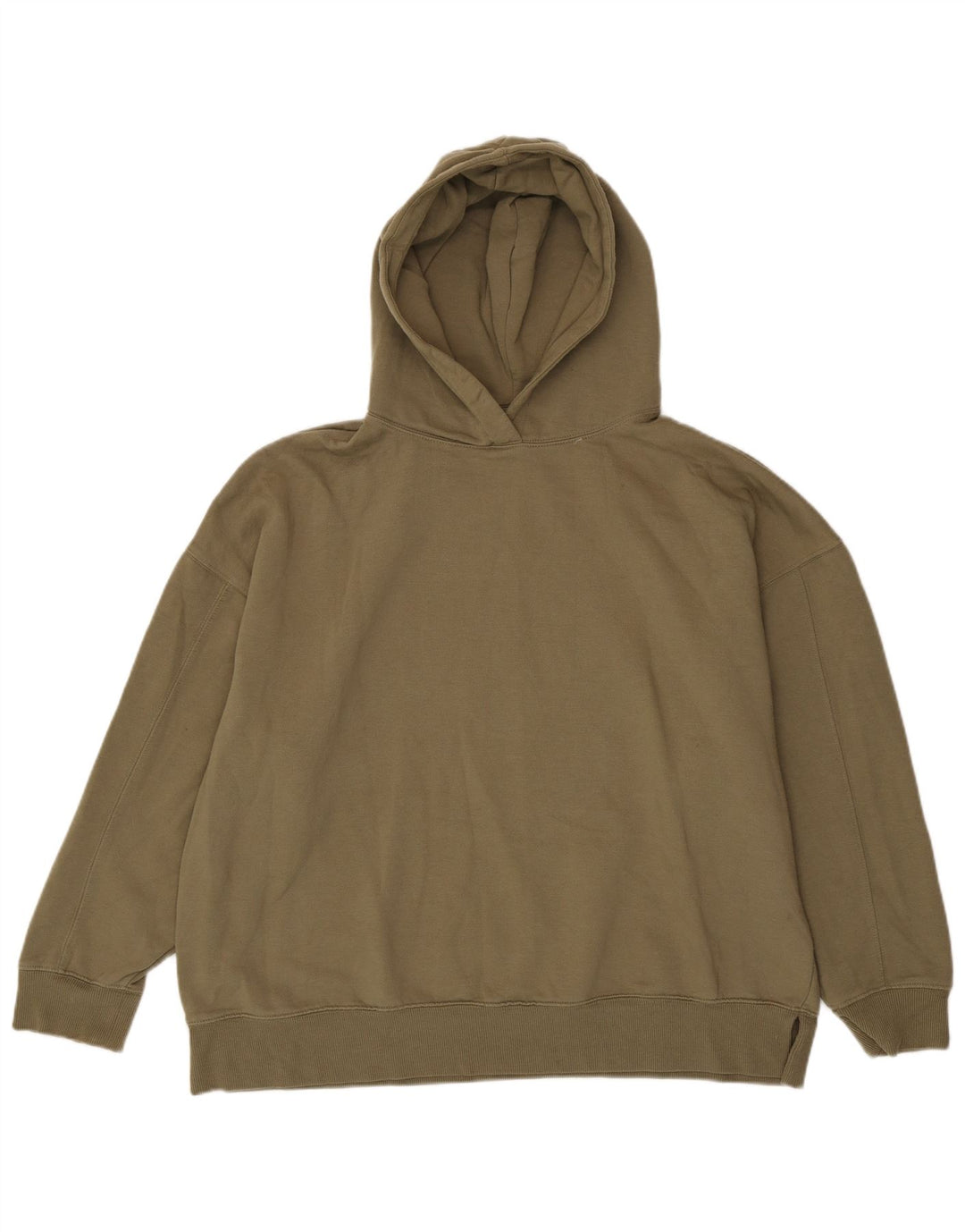 Damski sweter oversize z kapturem Topshop UK 12/14, średni khaki, poliester
