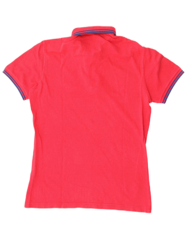 Męska koszulka polo Fred Perry Slim Fit, mała, różowa, bawełniana