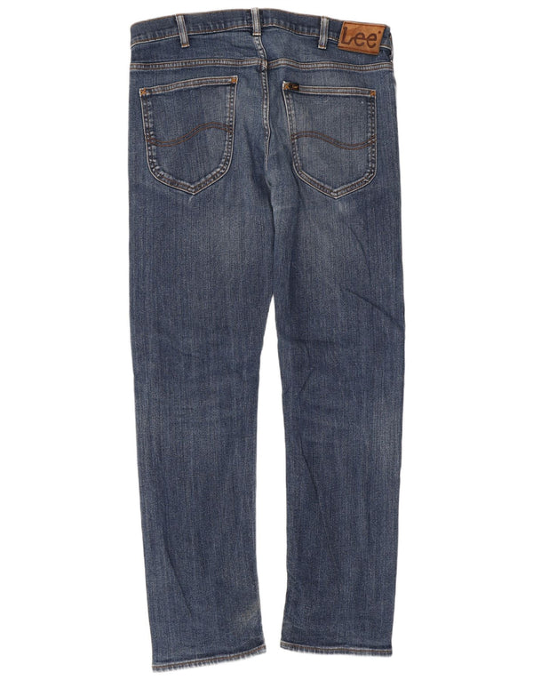 Męskie jeansy Lee Daren Straight W36 L32, niebieskie, bawełniane