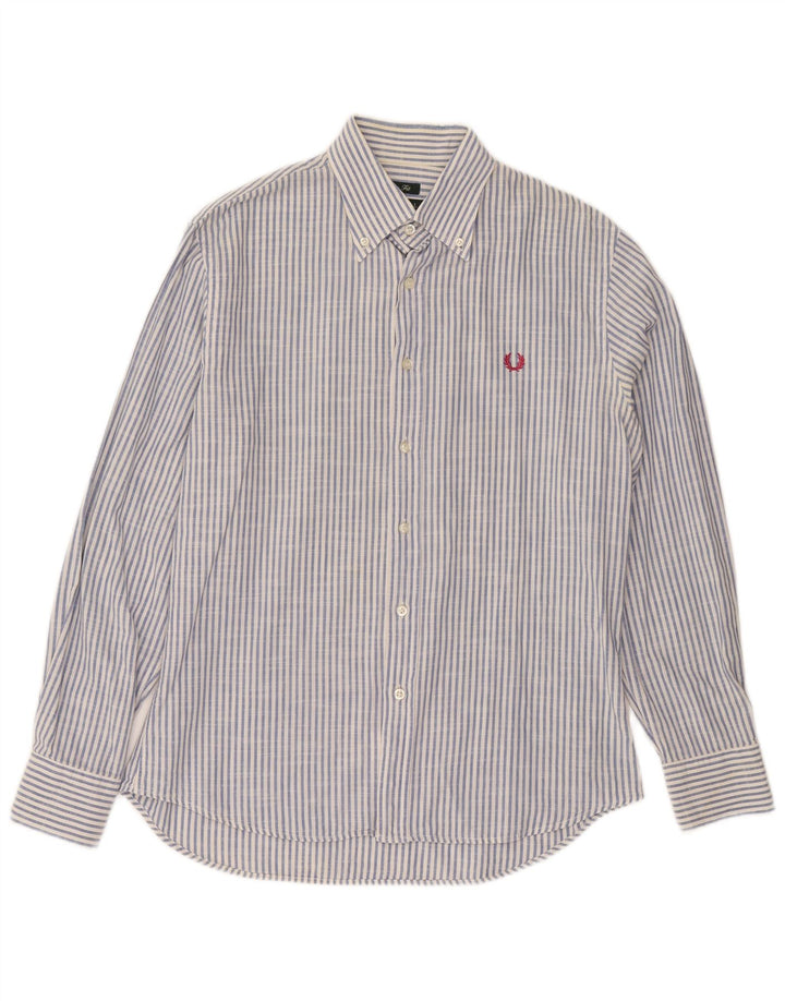 Koszula męska Fred Perry Slim Fit, duża, bawełniana w niebieskie paski