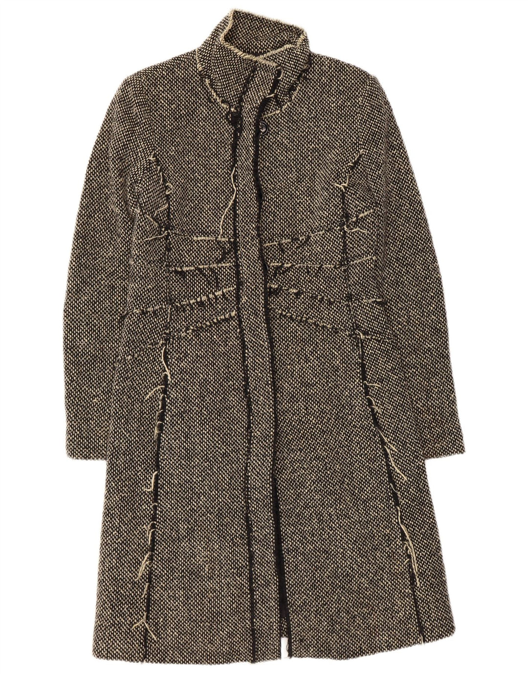 MAX & CO. Płaszcz damski UK 8, mały, czarny, poliestrowy