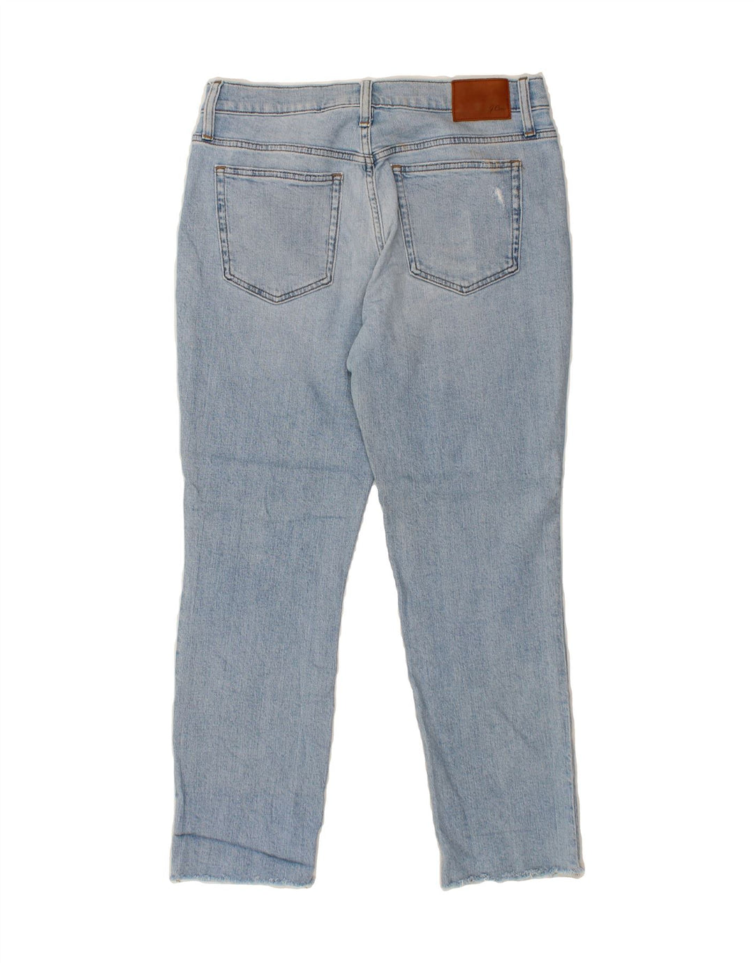 J. CREW Womens Distressed Cropped Jeans W29 L26  Blue Cotton Vintage J. Crew and Second-Hand J. Crew from Messina Hembry 