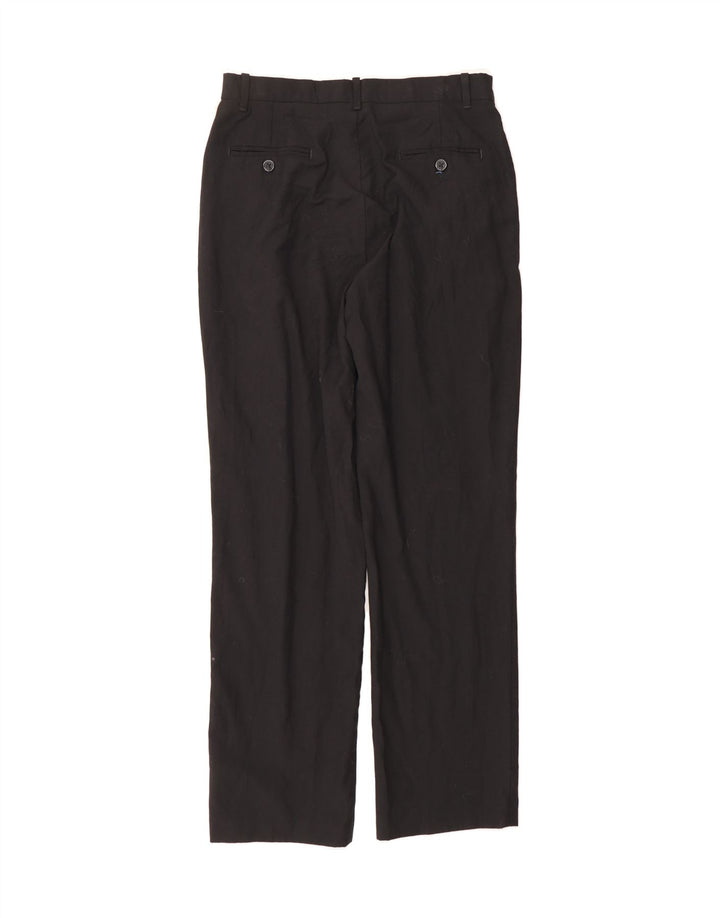 IZOD Boys Straight Suit Trousers 15-16 Years W29 L29 Black Polyester Vintage Izod and Second-Hand Izod from Messina Hembry 