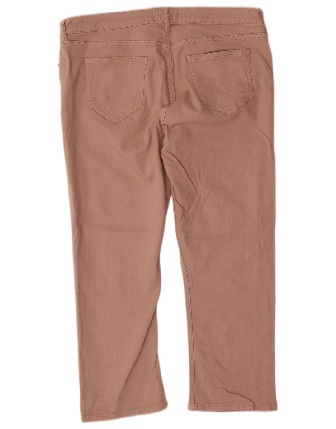 Damskie jeansy przycięte FAT FACE UK 16, duże, W34 L23, różowe, bawełniane