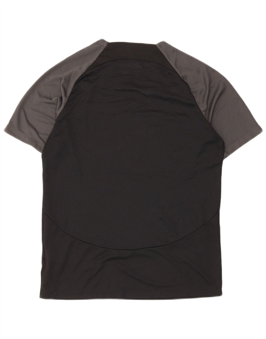 Męski T-shirt Nike Dri Fit Top, średni czarny poliester z blokami kolorów