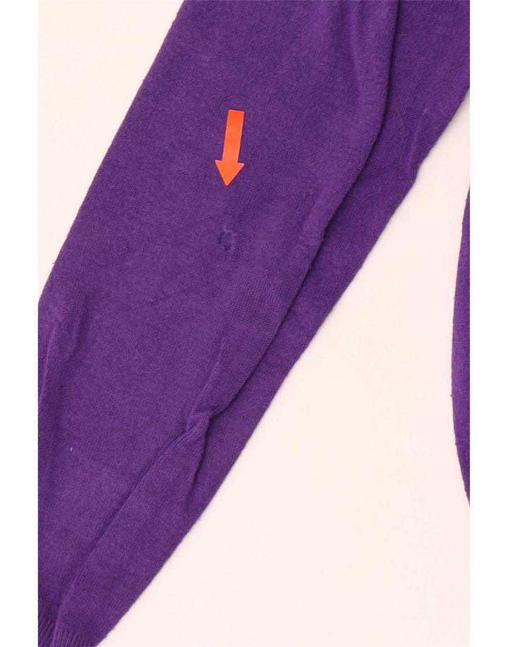 Marks & Spencer Damski sweter kardigan UK 10 Small Fioletowa Wiskoza