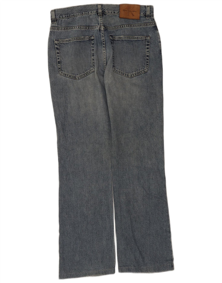 Damskie jeansy Calvin Klein Bootcut W31 L30 Niebieskie bawełniane