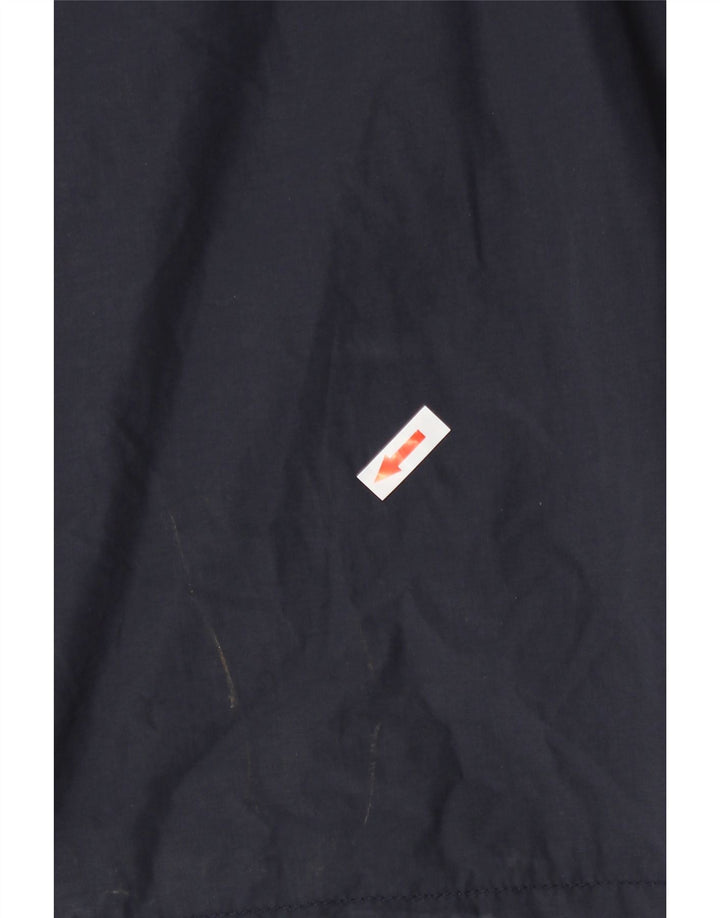 Damski płaszcz przeciwdeszczowy Joules Sherpa z kapturem UK 12, średni granatowy, bawełniany