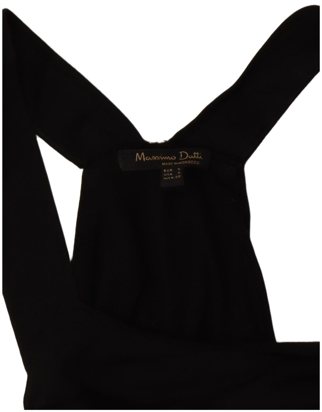 Damska sukienka maxi bez rękawów Massimo Dutti UK 10, mała czarna