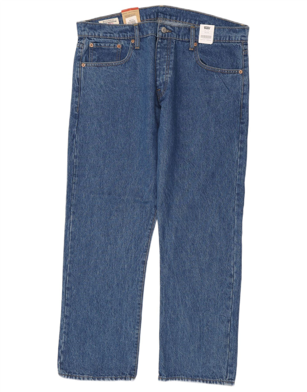 Męskie jeansy Levi's 501 Straight W38 L30 Niebieskie bawełniane