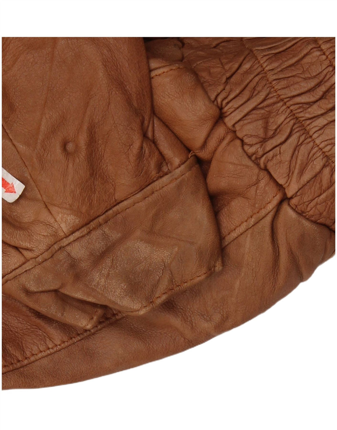 Męska skórzana kurtka wojskowa VINTAGE UK 44 2XL brązowa skóra