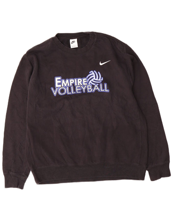 Męska bluza z grafiką Nike Empire Volleyball, duża, czarna, bawełniana