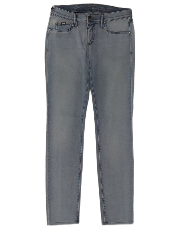 Damskie jeansy Gas Jegging Skinny W25 L32 Niebieskie bawełniane