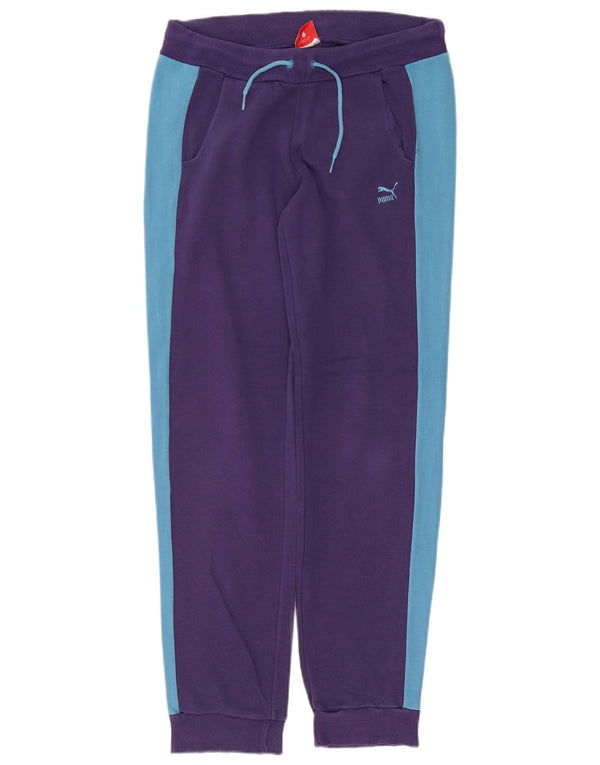 Damskie spodnie dresowe Puma Joggers UK 10 Small Purple Colorblock