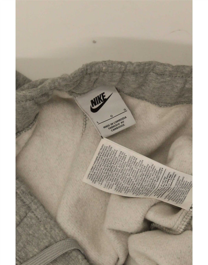 Męskie spodnie dresowe Nike Graphic Cargo, duże, szare, nakrapiane