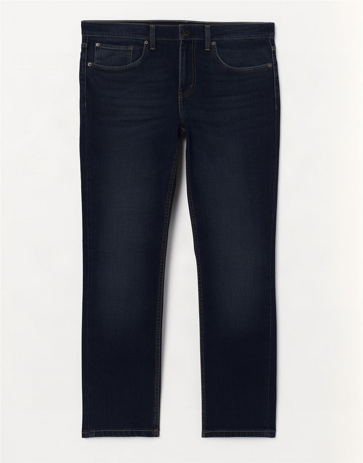 Męskie jeansy Levi's 511 Slim W34 L30 Granatowa bawełna