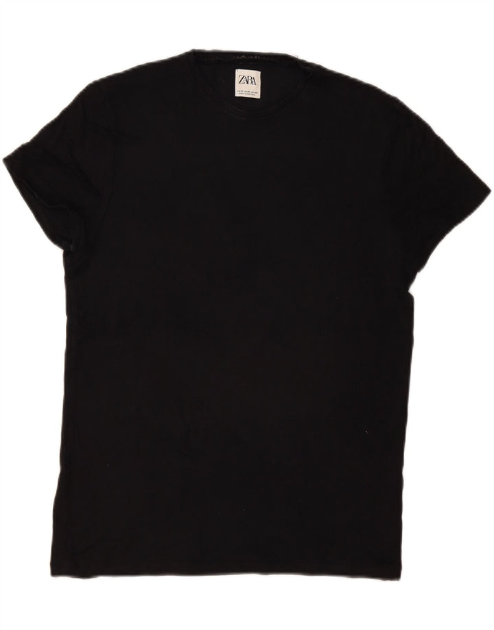 T-shirt męski Zara, średni czarny
