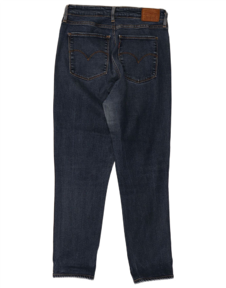 Damskie jeansy Levi's z wysokim stanem, przycięte W28 L25, niebieskie