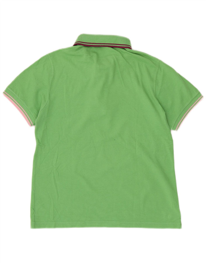 Męska koszulka polo Fred Perry, mała, zielona, bawełniana