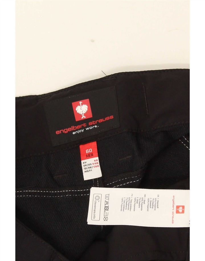 Męskie spodenki cargo Engelbert Strauss UK 44 2XL W40 Czarny poliamid